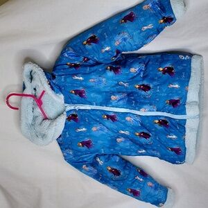 Frozen girls snow winter ski jacket sz 5-6